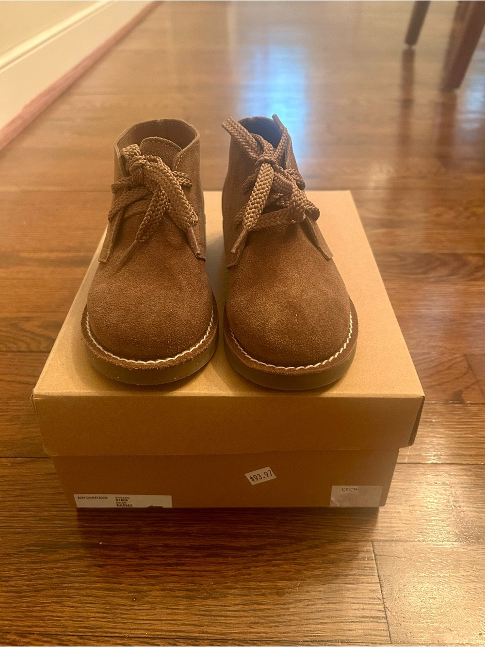 Brown Suede Lace-up Chukka boots